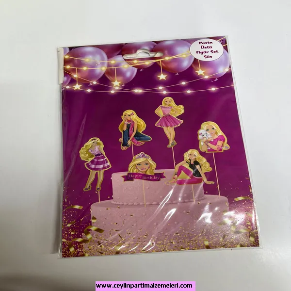 Barbie Temalı Pasta Süsü